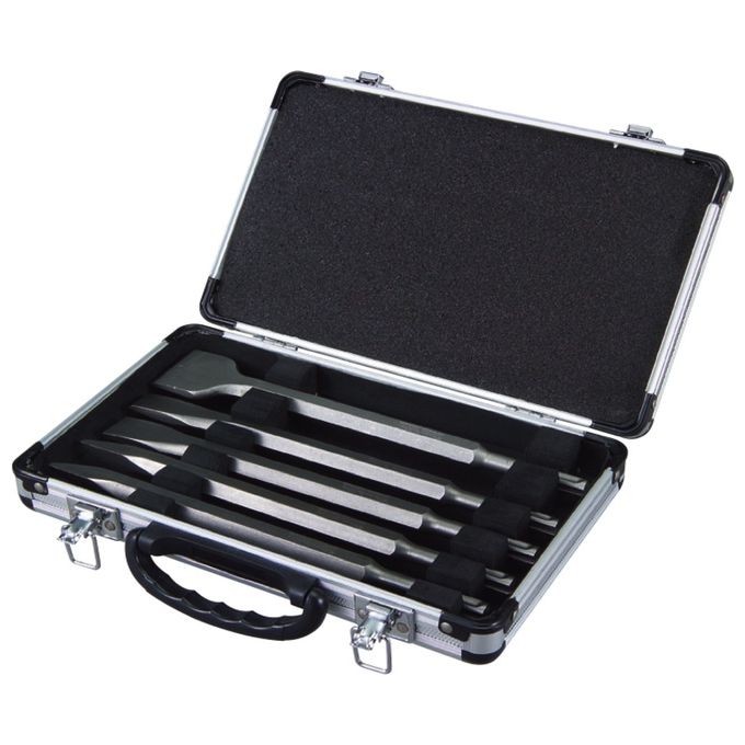 Makita D-42379 Kit Scalpelli SDS-Plus 5 Pezzi 250 mm 20 40 mm colore Nero Makita D-42379 Kit Scalpelli SDS-Plus 5 Pezzi 250 mm 20 40 mm colore Nero