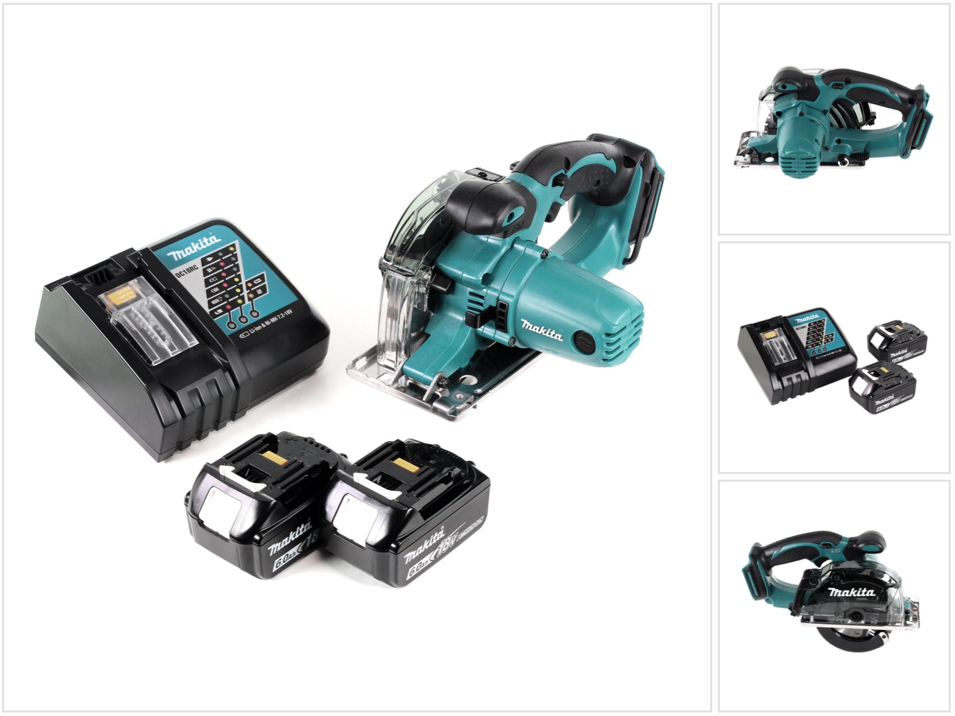 Makita Dcs 552 Rg 18 V Sega Circolare A Batteria Per Metalli 136 Mm + 2x Batteria Da 6,0 Ah E Caricabatteria + Lama E Occhiali Di Protezione Makita Dcs 552 Rg 18 V Sega Circolare A Batteria Per Metalli 136 Mm + 2x Batteria Da 6,0 Ah E Caricabatteria + Lama E Occhiali Di Protezione