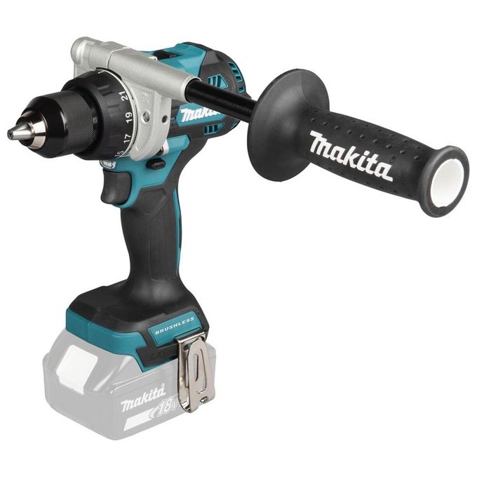 Makita DDF492Z Trapano Avvitatore 18V Motore Brushless 2100 Giri-min 141 Nm Impugnatura a Pistola Mandrino Autoserrante colore Blu Nero Makita DDF492Z Trapano Avvitatore 18V Motore Brushless 2100 Giri-min 141 Nm Impugnatura a Pistola Mandrino Autoserrante colore Blu Nero
