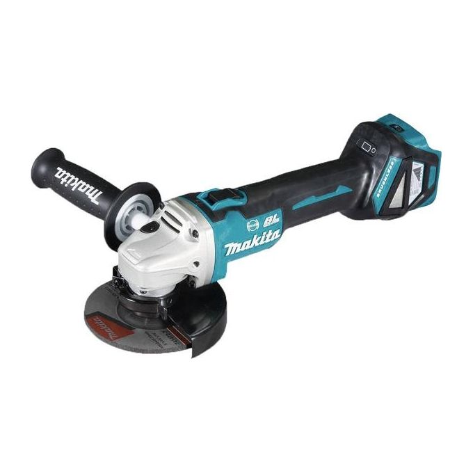 Makita DGA513ZJ Smerigliatrice Angolare a Batteria 18V Brushless 125 mm 3000 8500 rpm Motore BL con Valigetta MAKPAC 3 colore Nero