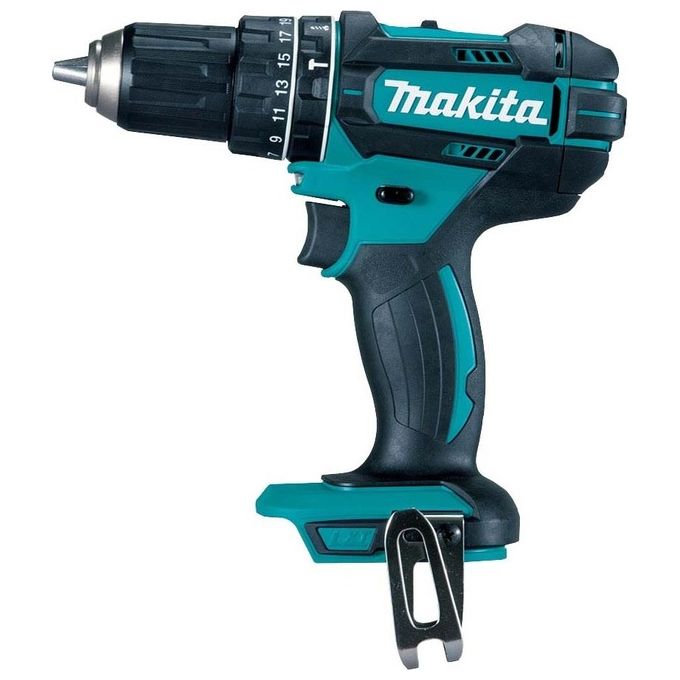 Makita DHP482Z Trapano Avvitatore a Percussione 18V 62 Nm Mandrino Senza Chiave 13 mm Luce LED colore Nero Blu Makita DHP482Z Trapano Avvitatore a Percussione 18V 62 Nm Mandrino Senza Chiave 13 mm Luce LED colore Nero Blu