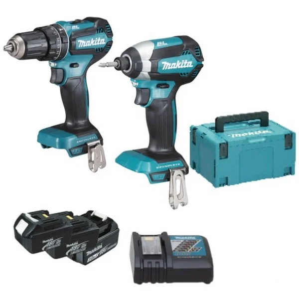Makita - Dlx2283jx1 Set Avvitatore Brushless 18v