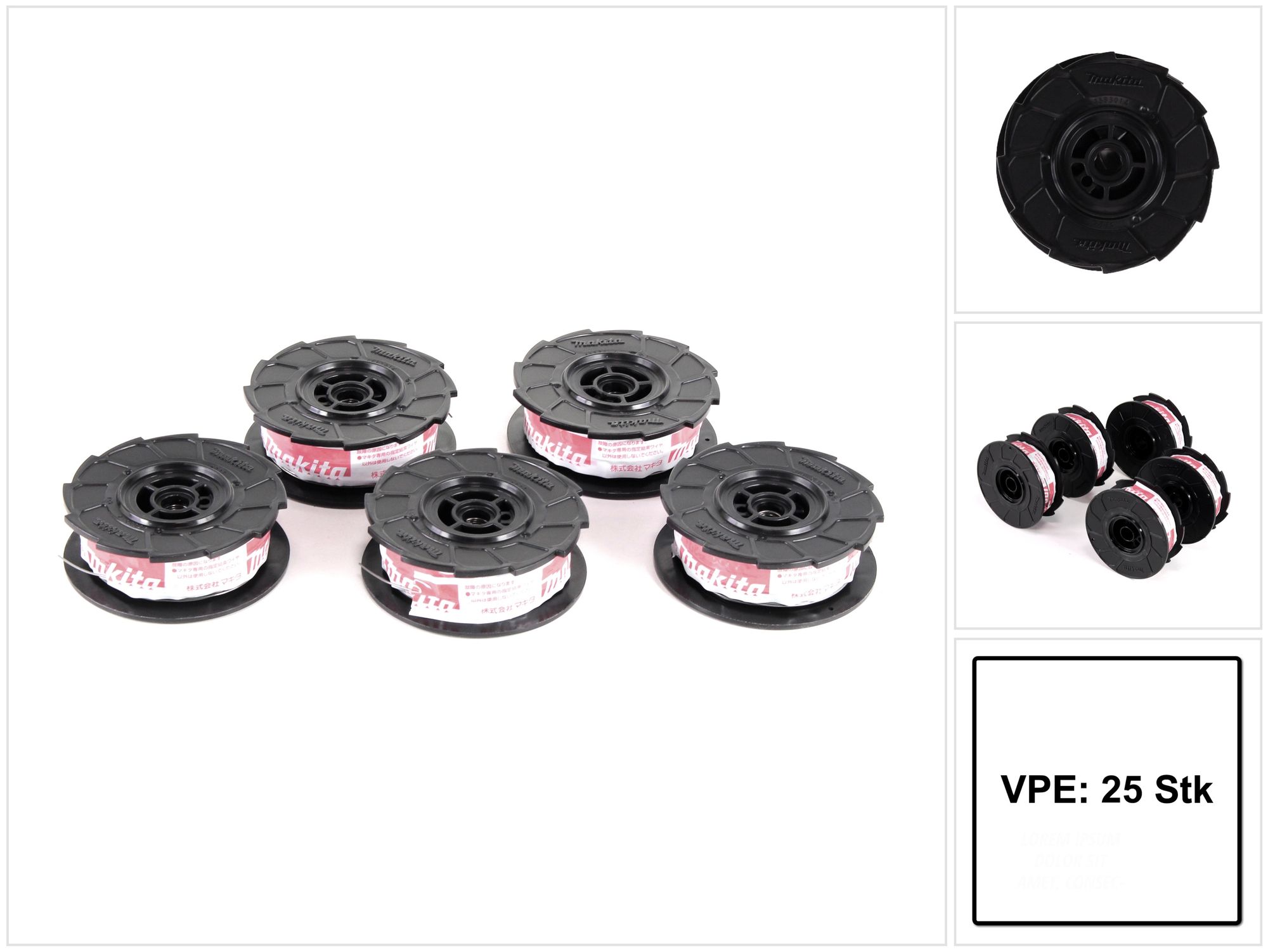 Makita - Filo Di Collegamento Per Connettore Per Armatura Dtr 180 - 25 Pz.