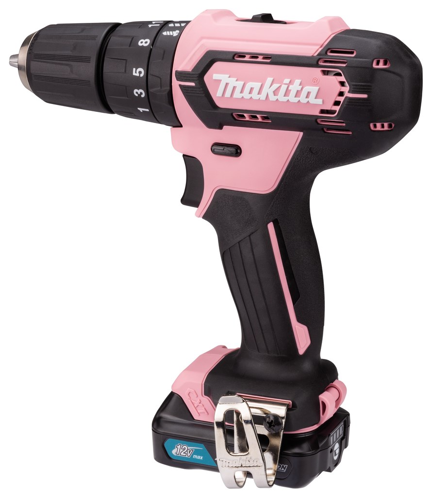 Makita Hp333dsap1 Trapano Avvitatore A Percussione E Cacciavite Elettrico 1700 Giri-min Nero Rosa Makita Hp333dsap1 Trapano Avvitatore A Percussione E Cacciavite Elettrico 1700 Giri-min Nero Rosa
