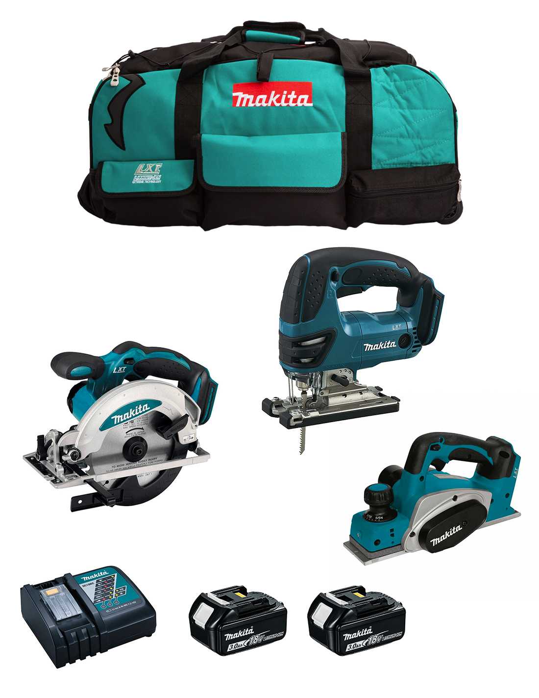 Makita - Kit Mpk18323b (dkp180 + Dss610 + Djv180 + 2 X 3,0 Ah + Dc18rc + Lxt600) Makita - Kit Mpk18323b (dkp180 + Dss610 + Djv180 + 2 X 3,0 Ah + Dc18rc + Lxt600)