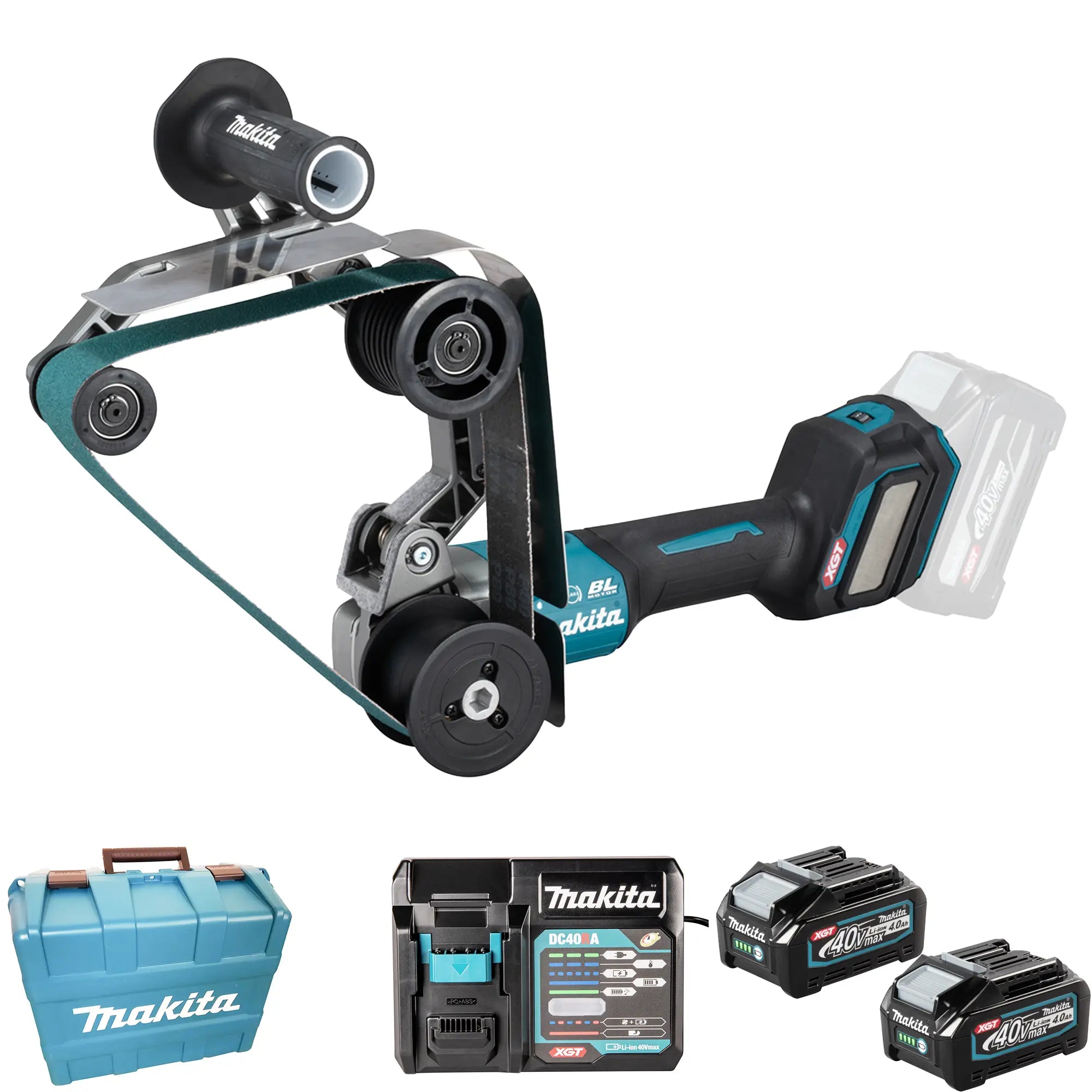 Makita Levigatrice A Nastro 40v Brushless A Batteria Bs002gu201 Makita Levigatrice A Nastro 40v Brushless A Batteria Bs002gu201