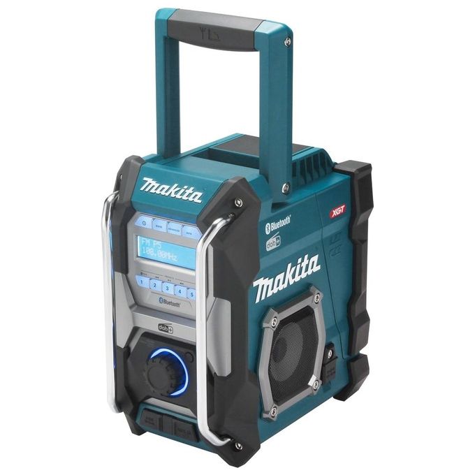 Makita MR004G Radio da Cantiere con Radio DAB+ FM Bluetooth Altoparlanti Stereo 40Vmax colore Nero Verde Makita MR004G Radio da Cantiere con Radio DAB+ FM Bluetooth Altoparlanti Stereo 40Vmax colore Nero Verde