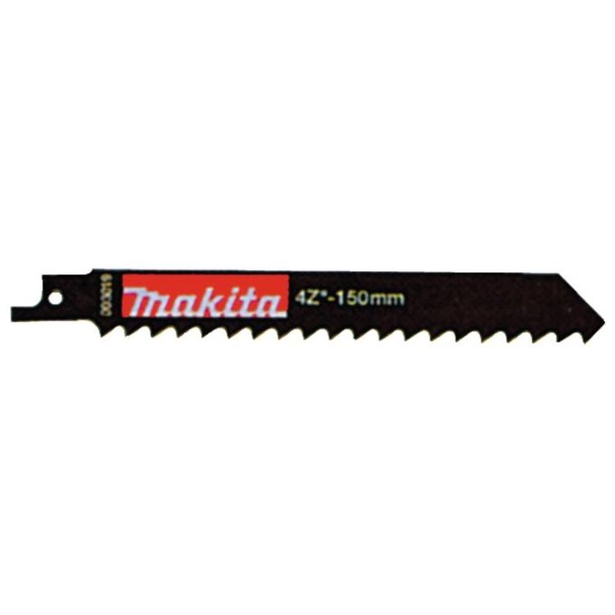 Makita P-04999 Lama per Sega Alternativa HCS Legno 150 mm 130 mm di lavoro 4 TPI confezione da 5 pz colore Nero