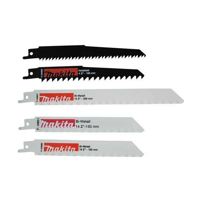 Makita P-83967 Seghetto Alternativo Starter KIT_ Uni 5 Pezzi