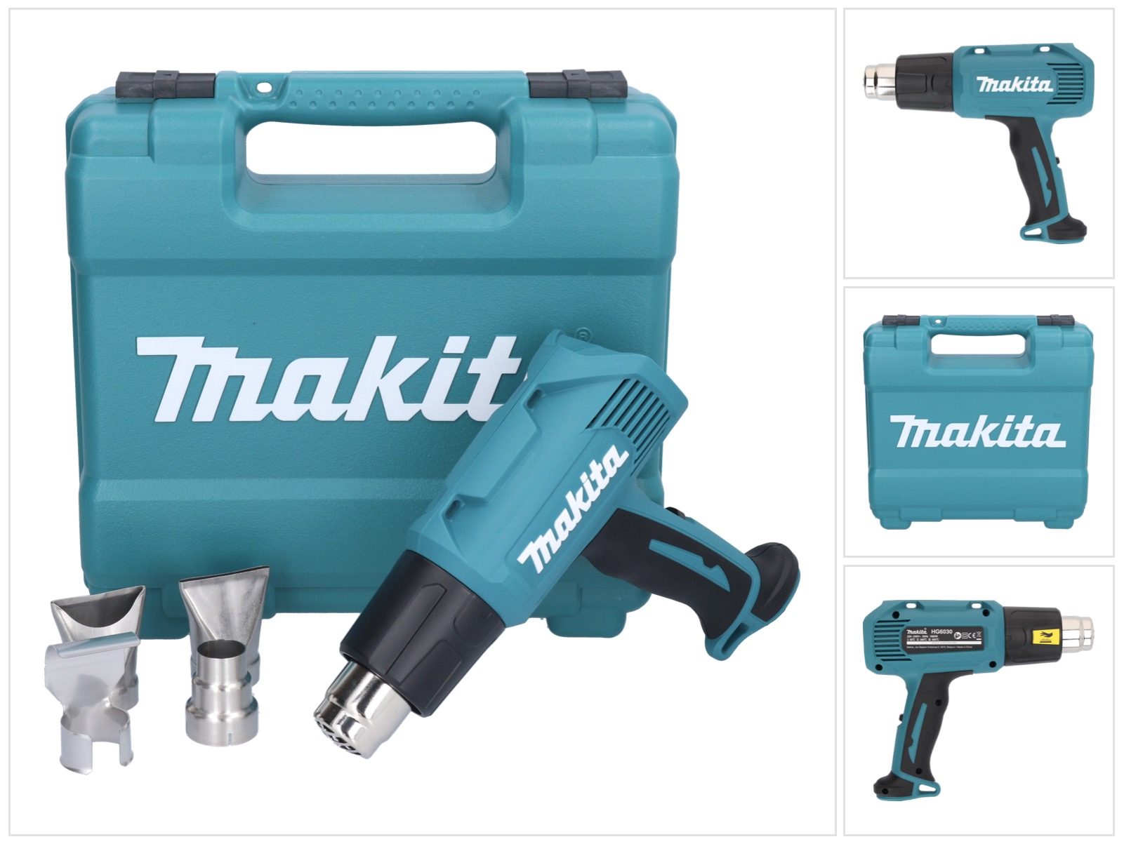 Makita - Pistola Ad Aria Calda 1.800 W - 250 - 500 L/min - 50 / 600 °c