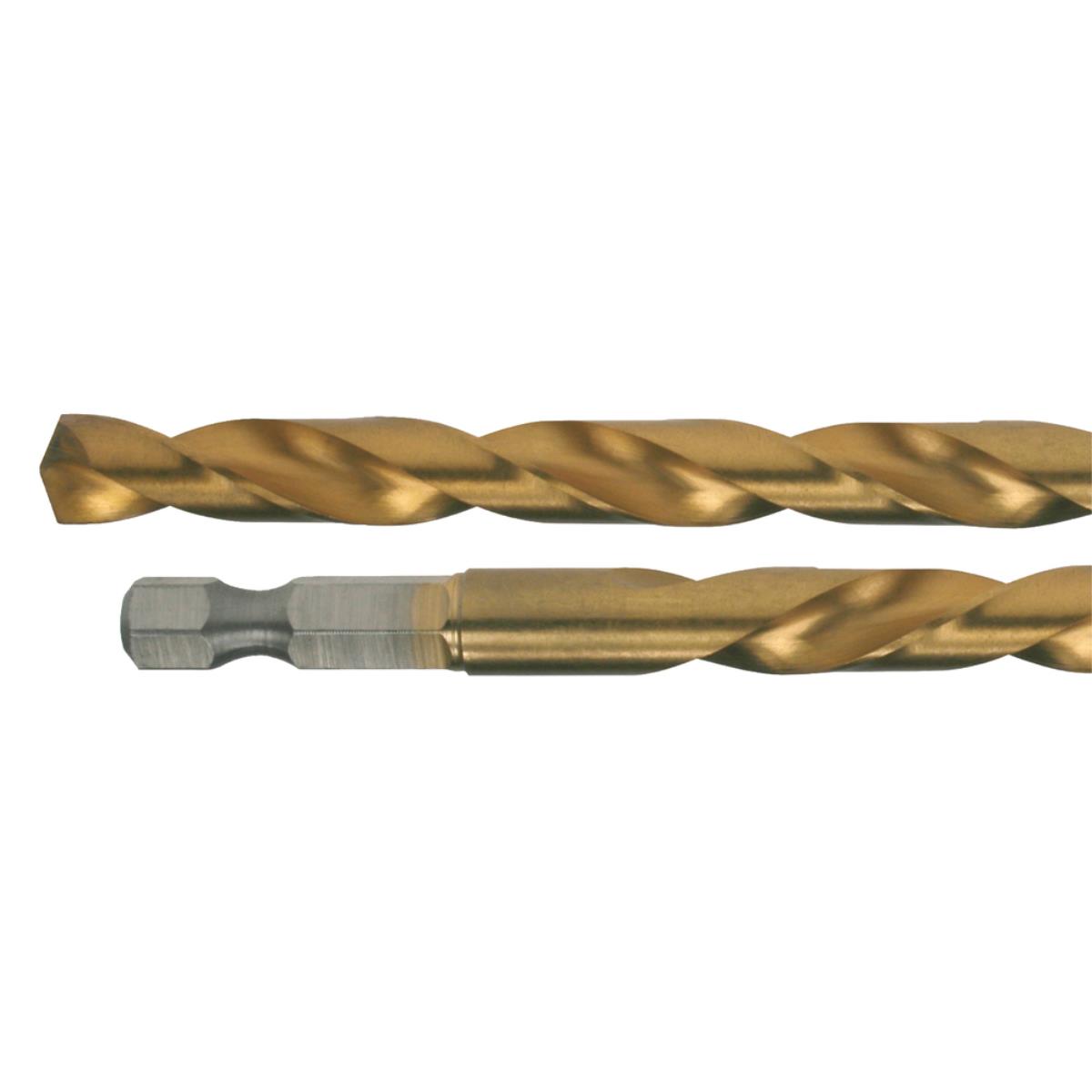 Makita - Punta Hss-tin, 6,0 X 113 Mm Hss-tin - Titanio - 1/4 - 6,0 X 113 Mm Makita - Punta Hss-tin, 6,0 X 113 Mm Hss-tin - Titanio - 1/4 - 6,0 X 113 Mm