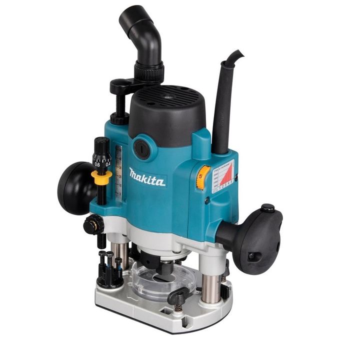 Makita RP1111CJFA Router 1100 W Velocita' Regolabile 5 Livelli 8000-27500 rpm Attacco 8 mm colore Nero Verde Metallico Makita RP1111CJFA Router 1100 W Velocita' Regolabile 5 Livelli 8000-27500 rpm Attacco 8 mm colore Nero Verde Metallico
