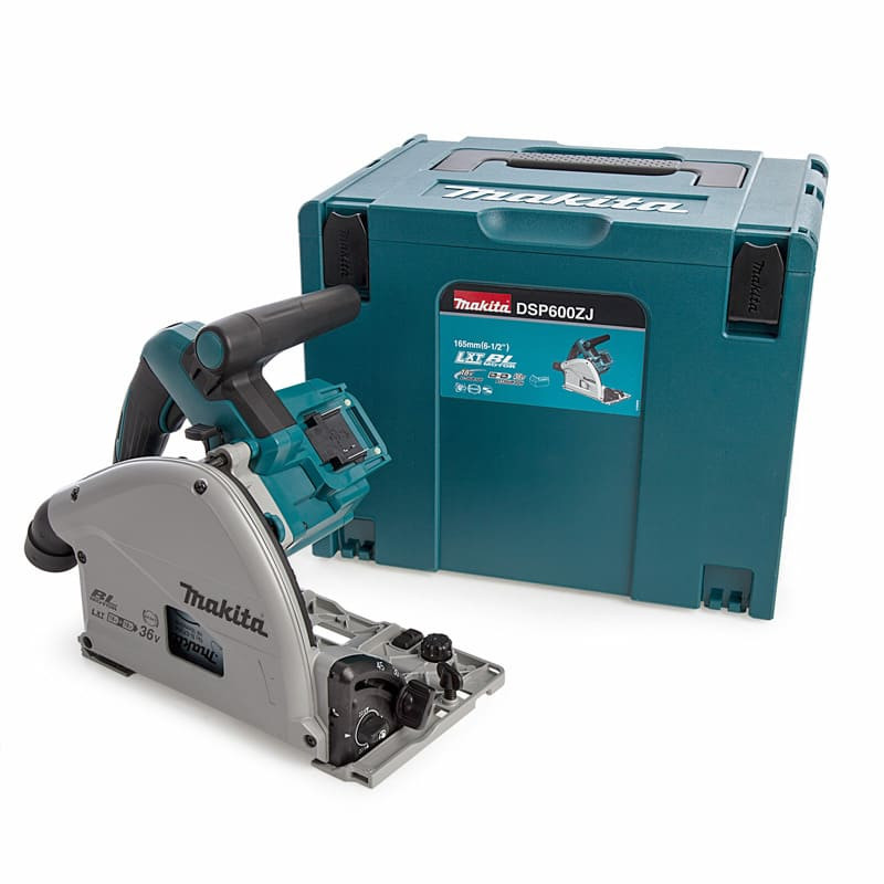 Makita - Sega A Immersione 18 V Agli Ioni Di Litio Ø165 Mm - Senza Batteria Né Caricabatterie - Dsp600zj Makita - Sega A Immersione 18 V Agli Ioni Di Litio Ø165 Mm - Senza Batteria Né Caricabatterie - Dsp600zj