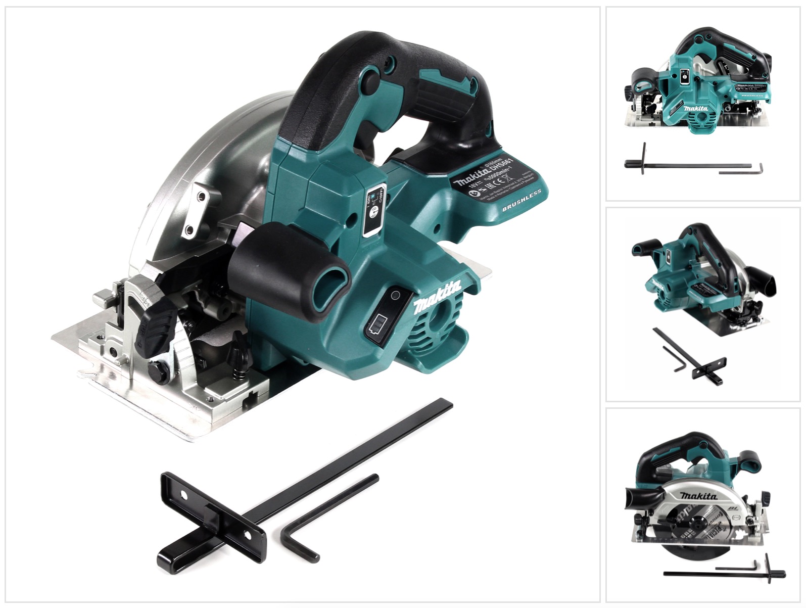 Makita - Sega Circolare Portatile A Batteria 57mm Dhs661zu 18v Con Bluetooth Senza Batteria Senza Caricabatteria Makita - Sega Circolare Portatile A Batteria 57mm Dhs661zu 18v Con Bluetooth Senza Batteria Senza Caricabatteria
