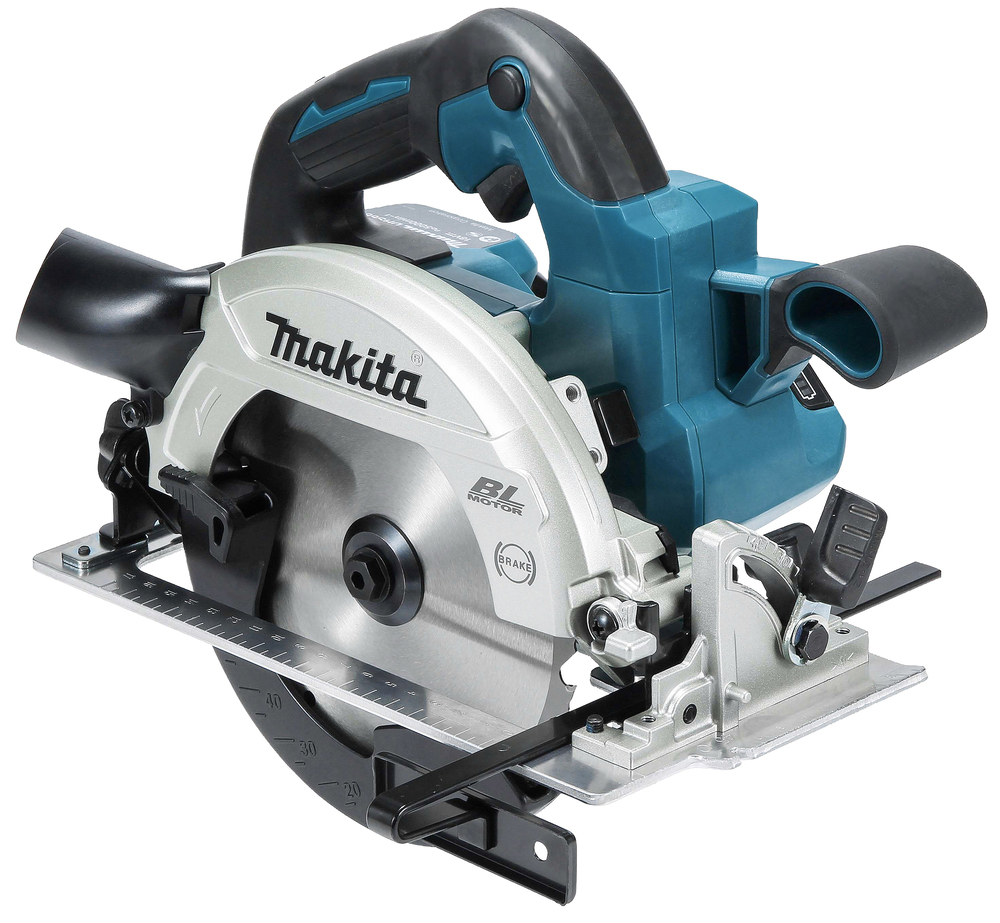 Makita - Sega Circolare Portatile A Batteria Dhs661rtju Senza Batteria E Caricabatterie Con Adattatore Aws