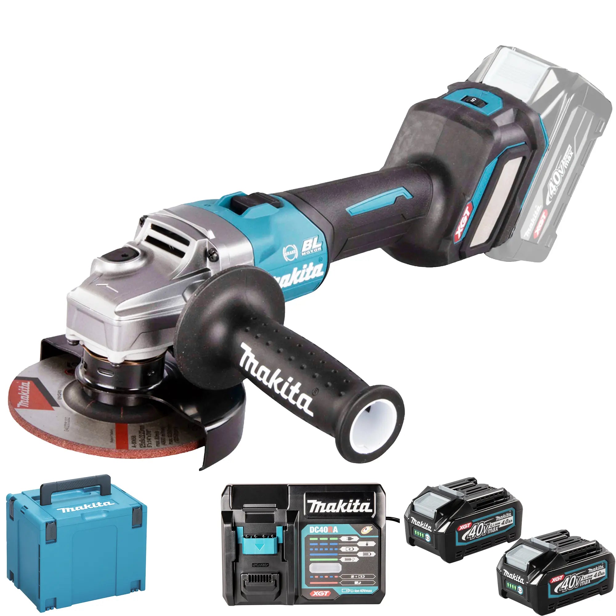 Makita Smerigliatrice Angolare 125mm 40 V A Batteria Ga023gu201