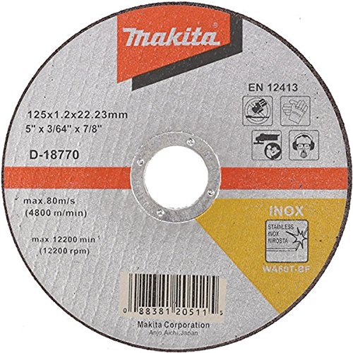 Makita Tarcza Do Cięcia Metalu 125mm X 1,2mm X 22,23mm /10szt. Makita Tarcza Do Cięcia Metalu 125mm X 1,2mm X 22,23mm /10szt.