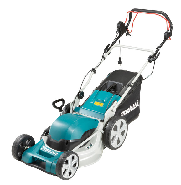 Makita - Tosaerba Elettrico 1800 W, Larghezza Di Taglio 46 Cm, Con Corsa Elm4621 Makita - Tosaerba Elettrico 1800 W, Larghezza Di Taglio 46 Cm, Con Corsa Elm4621
