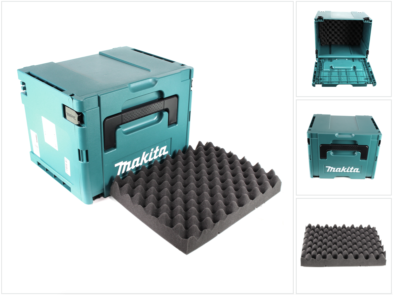 Makita - Valigetta Makpac 4 + Inserto Universale In Schiuma Espansa Makita - Valigetta Makpac 4 + Inserto Universale In Schiuma Espansa