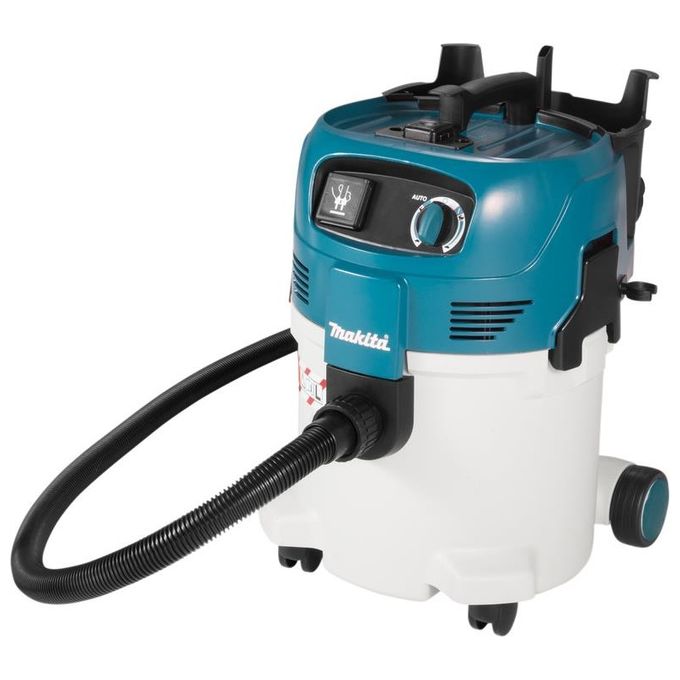 Makita VC3012L Aspiratore Professionale per Polveri e Liquidi 30 L 1500 W Filtro Classe L Presa per Elettroutensili colore Nero Makita VC3012L Aspiratore Professionale per Polveri e Liquidi 30 L 1500 W Filtro Classe L Presa per Elettroutensili colore Nero