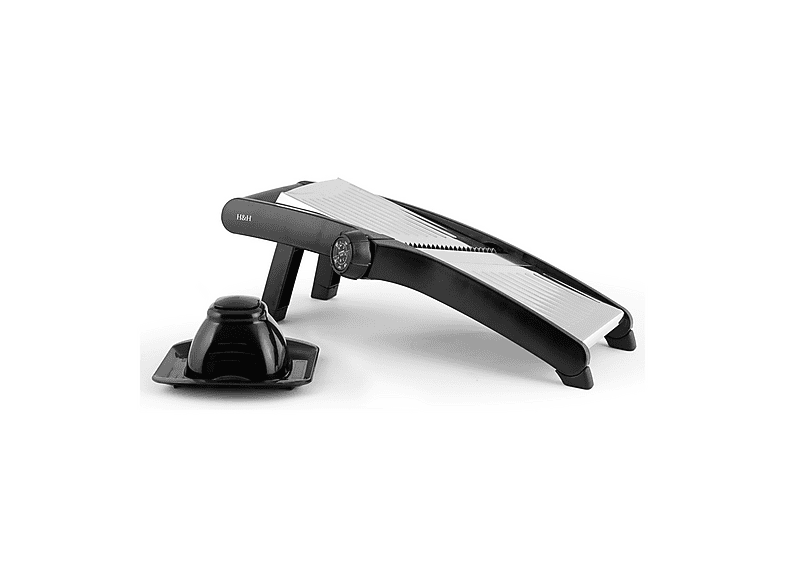 MANDOLINA AFFETTATUTTO MANUALE H&H, Con 1 Lama Regolabile in Acciaio Inox, Struttura ABS con Impugnatura Ergonomica e Salvadita Protettivo
