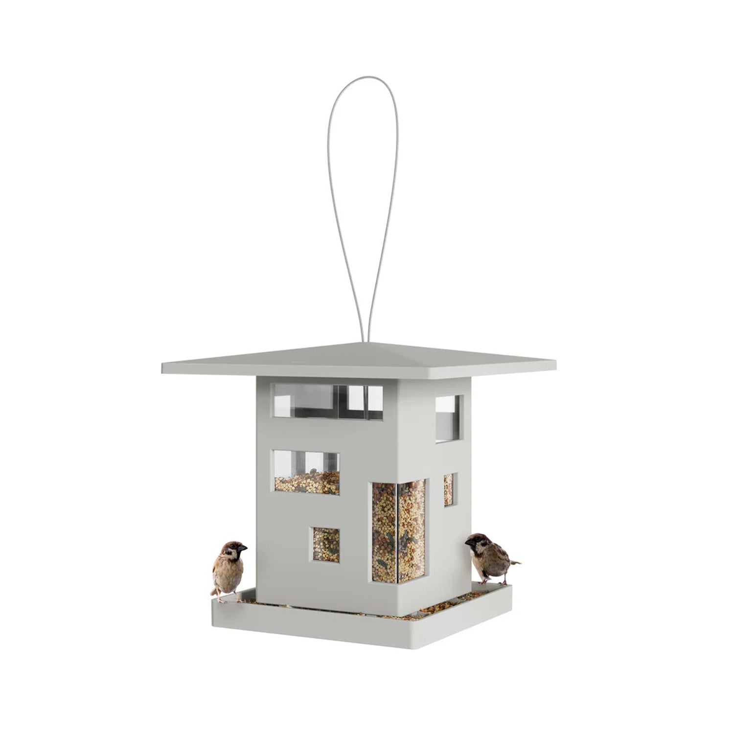 Mangiatoia Per Uccelli Design Cafe In Plastica 2l