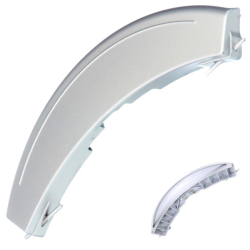 Maniglia Grigia Per Porta In Metallo Con Perni Originale - Lavatrice Bosch 2944803663946650110