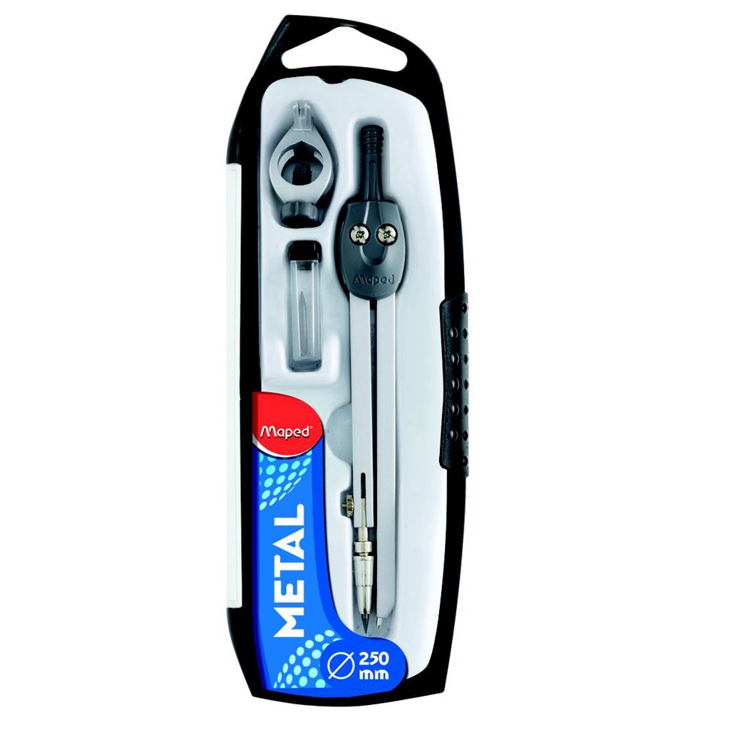 Maped 197512 compasso Nero Argento