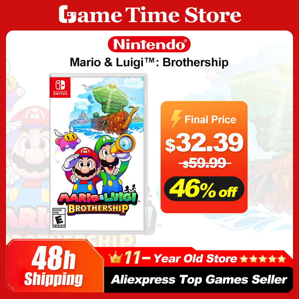 Mario Luigi Brothership Offerte di giochi per Nintendo Switch 100% nuova carta da gioco fisica Action Genre per console di gioco Nintendo Switch