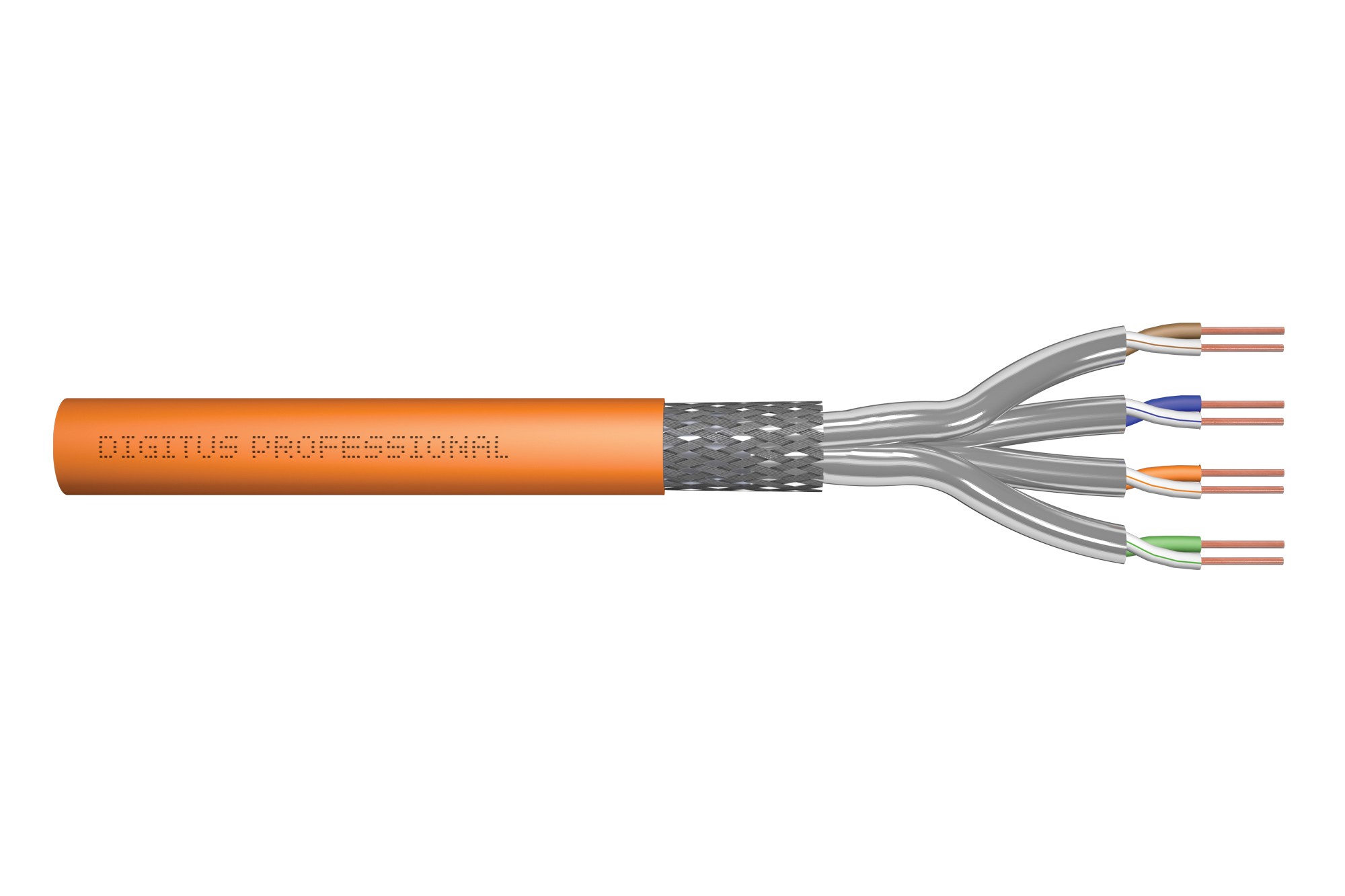 Matassa Mt 25 Cavo Cat 7 S-Ftp Solido 1200 Mhz Cpr:Dca (En 50575) Awg 23/1 Digitus Matassa Mt 25 Cavo Cat 7 S-Ftp Solido 1200 Mhz Cpr:Dca (En 50575) Awg 23/1 Digitus