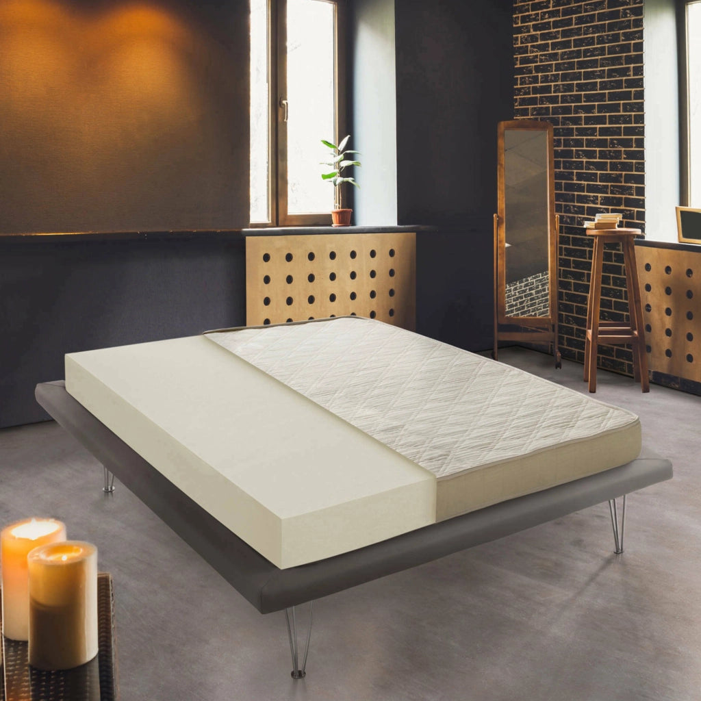 Materasso piazza e mezza Any, Materasso in Waterfoam, 100% Made in Italy, Antiacaro e Anallergico, cm 120x190 h14