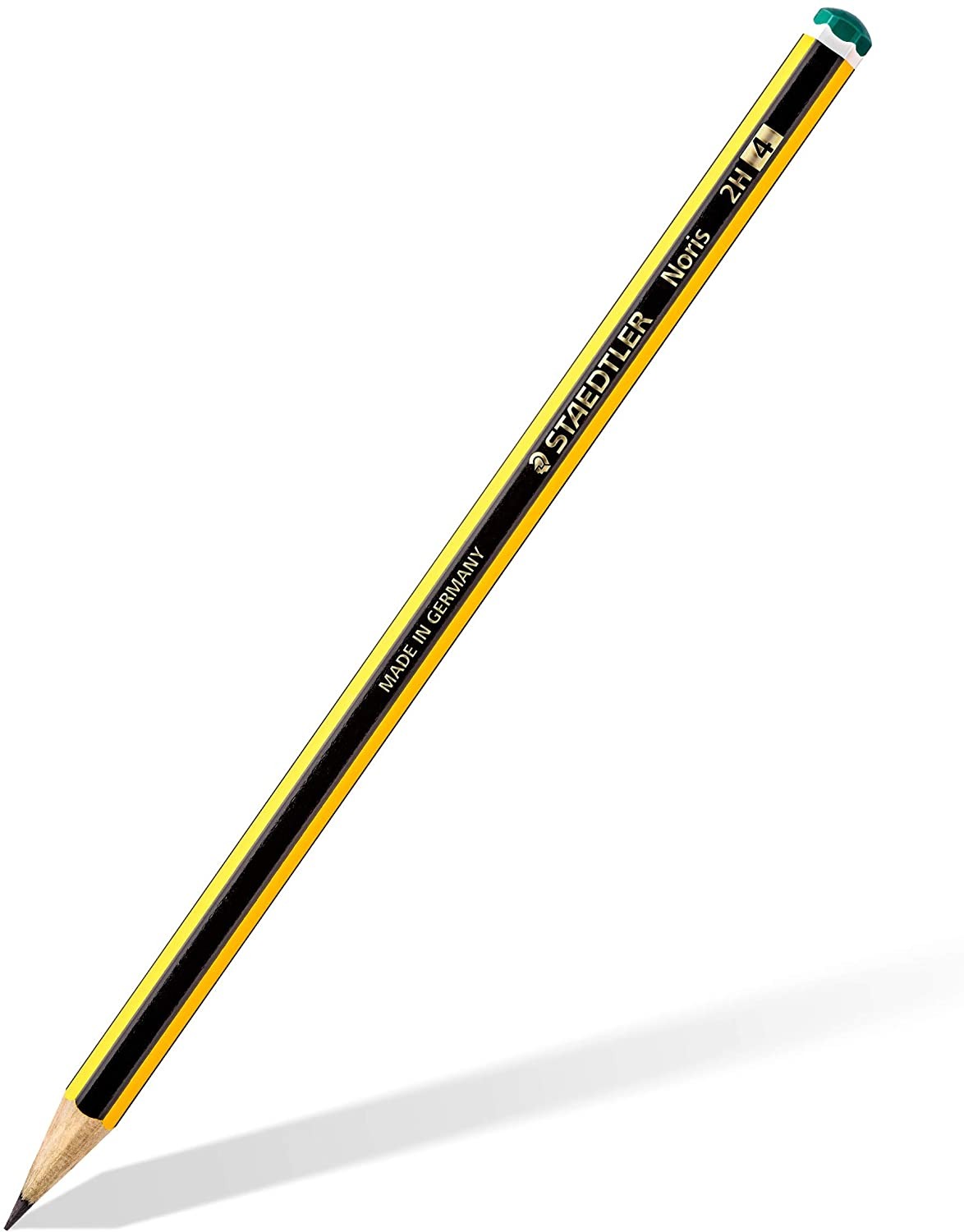 Matita di grafite esagonale Staedtler Noris 120-4 - Mina 2H - Resistenza alla rottura - Legno proveniente da foreste sostenibili