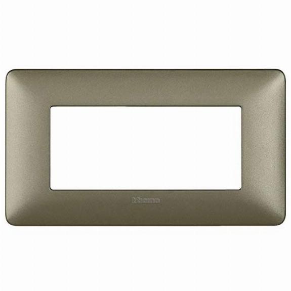 Matix Placca 4 Moduli Colore Titanium Am4804mta - Bticino