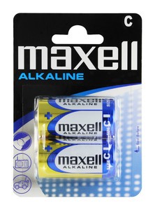 Maxell Confezione da 2 batterie alcaline LR14 C Maxell Confezione da 2 batterie alcaline LR14 C