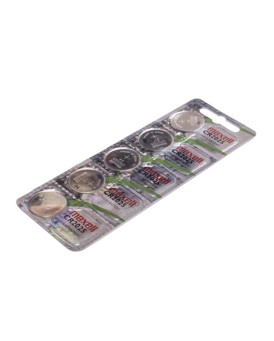 Maxell Confezione da 5 batterie a bottone al litio CR2025 3V