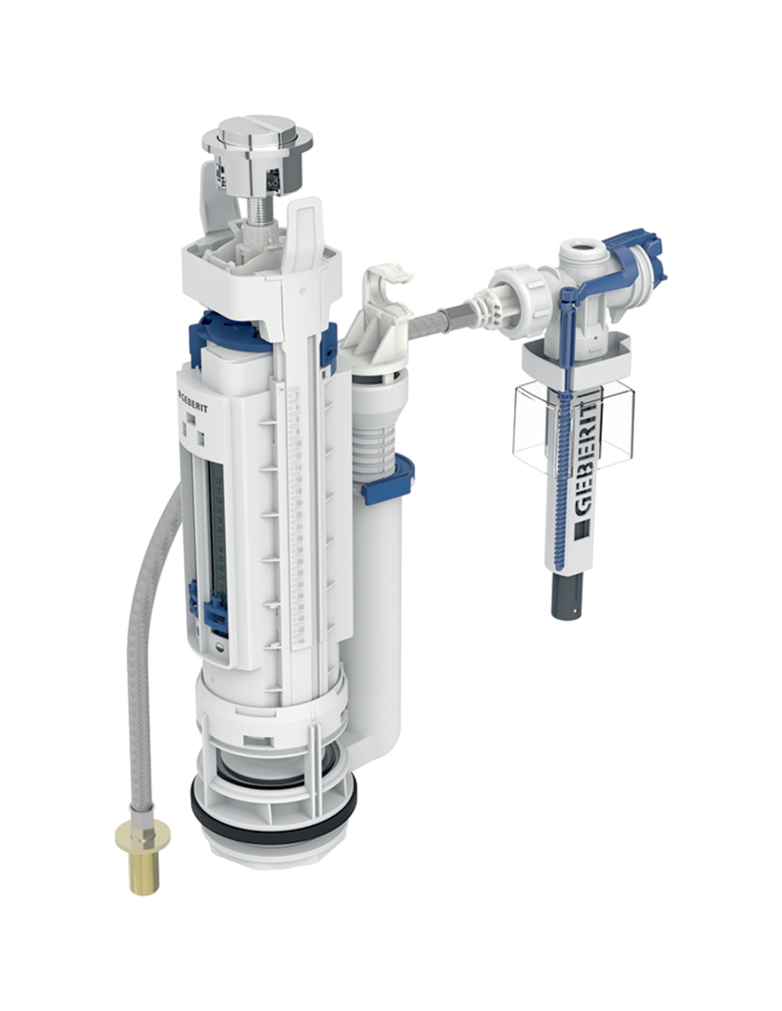 Meccanismo Di Scarico Geberit Tipo 290-383 Doppio Flusso Silenzioso