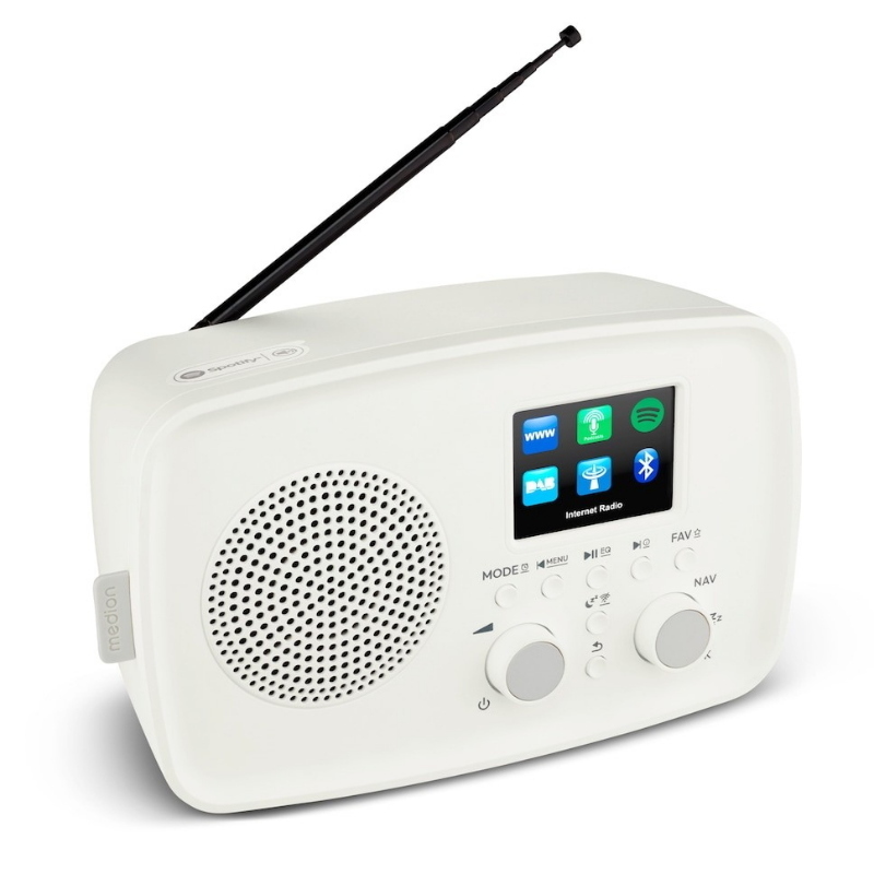 Medion 50078821 radio internet bianco