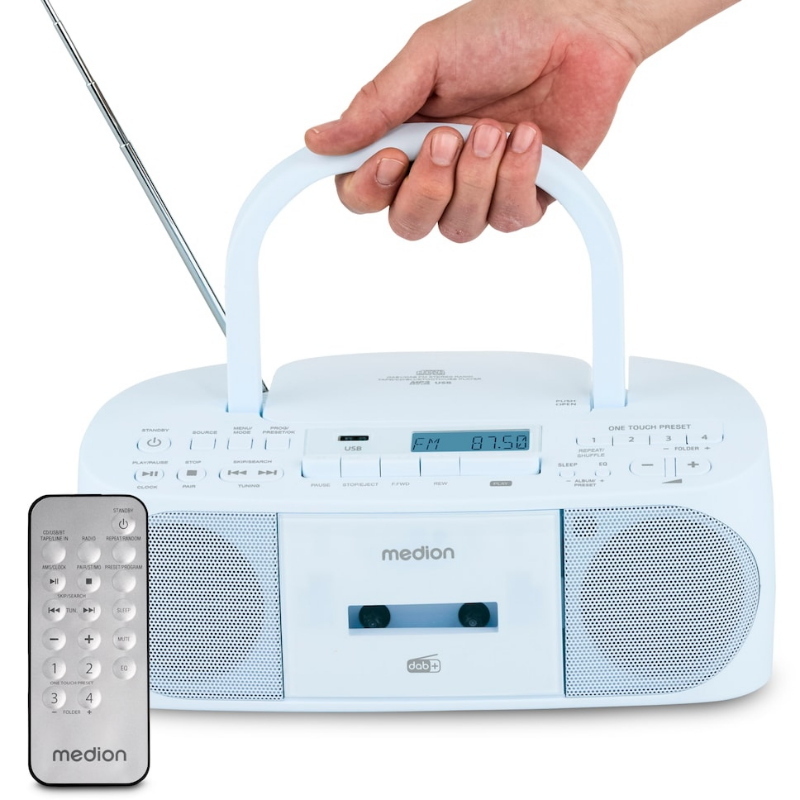 Medion 50079332 radio personale digitale blu