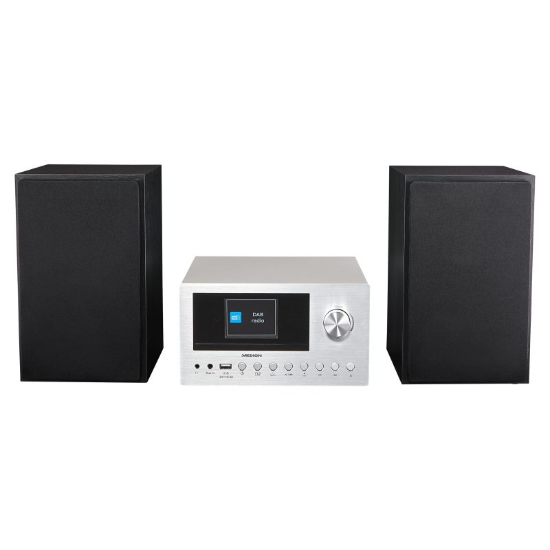 Medion life p85003 microsistema audio per la casa 30 w nero, argento Medion life p85003 microsistema audio per la casa 30 w nero, argento