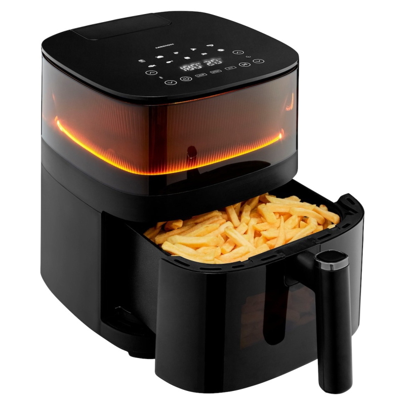 Medion life x10 xl singolo 5 l 1500 w friggitrice ad aria calda nero