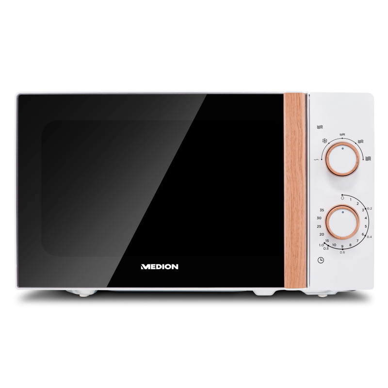 Medion md 10596 mikrowelle 20l de bianco solo microonde superficie piana 700 w