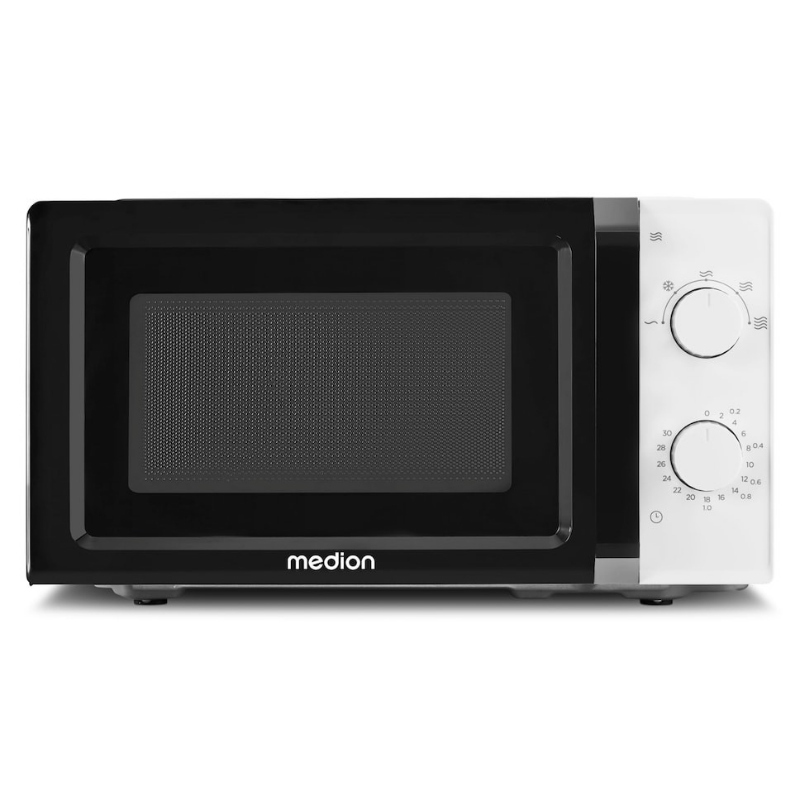 Medion md 11475 superficie piana solo microonde 20 l 700 w nero, bianco