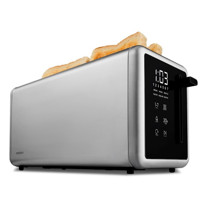 Medion md 12103 7 4 fetta/e 1450 w argento