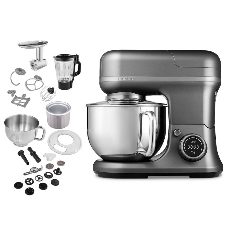 Medion md18440 robot da cucina 1200 w 5 l grigio