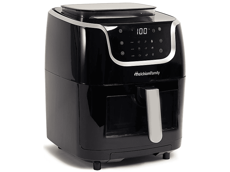 MELCHIONI FAMILY GIOIA FRIGGITRICE AD ARIA, capacità 6,5 l, Max potenza 1700 W, NERO
