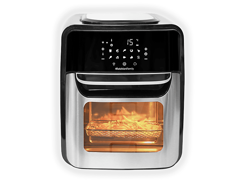 MELCHIONI FAMILY VIRGINIA 12LT (APP) FRIGGITRICE, capacità 12 l, Max potenza 1700 W, NERO