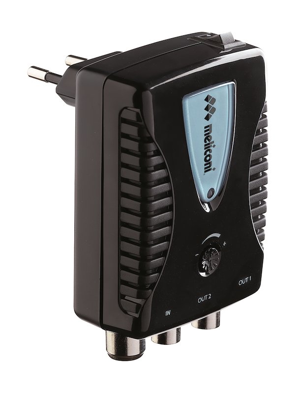 MELICONI AMP 200, Amplificatore Segnale Digitale antenna TV, a 2 Vie