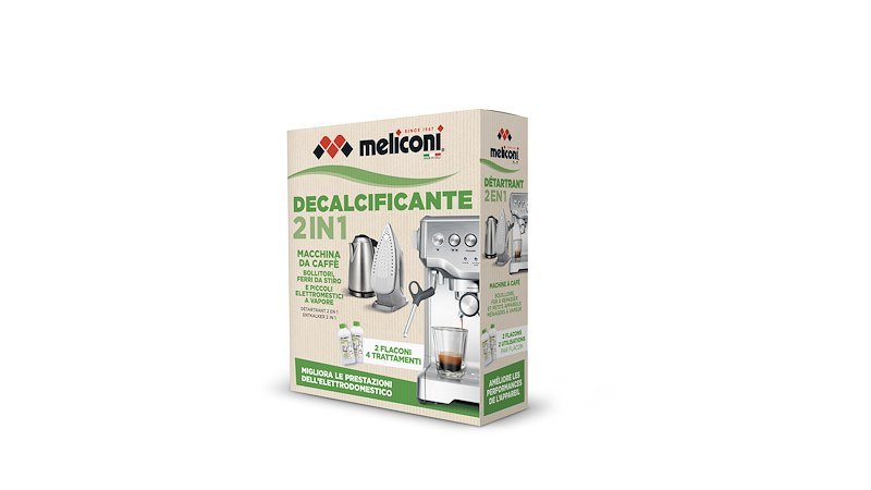 Meliconi - Decalcificante 2 In 1-astuccio Contenente 2 Flaconi