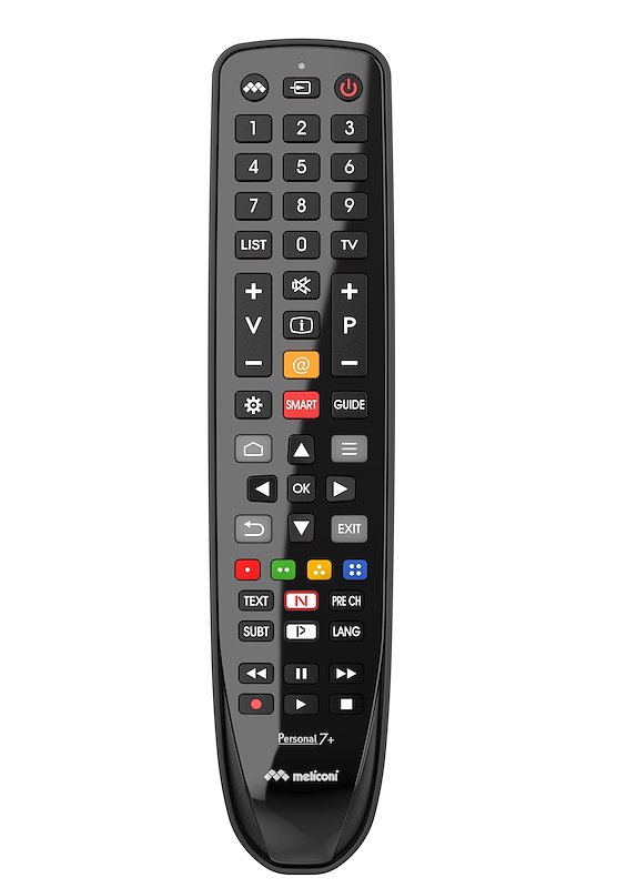 MELICONI GUMBODY PERSONAL 7+ per TV TCL/Thomson, telecomando sostituisce il originale. Pronto all’uso