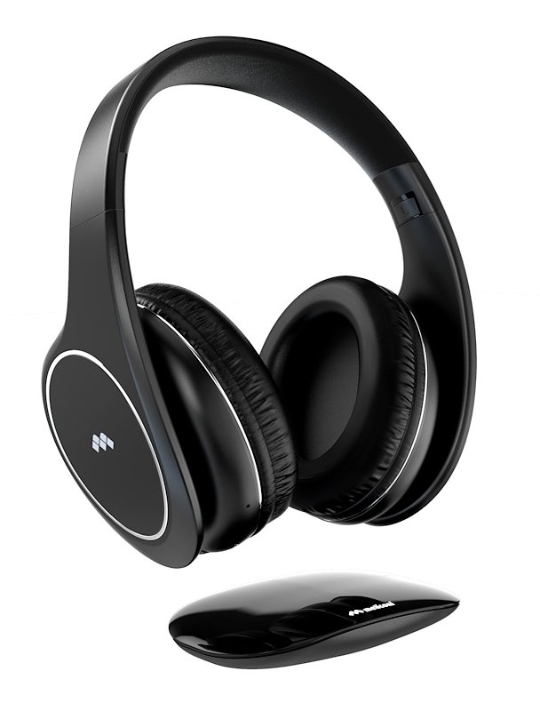 MELICONI HP DIGITAL SMART cuffie wireless TV, Nero